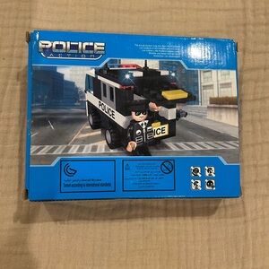 Police Action Building Block Set - Black and White